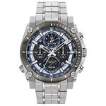 Bulova Mens Chronograph Quartz Watch with Stainless Steel Strap 98B316