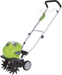 Greenworks 10-Inch 40V Cordless Cultivator, 4.0 AH Battery Included 27062