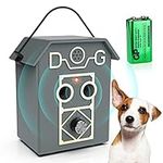 Dog Barking Control Device, Automatic Anti Barking Device for Dogs 50 Ft Waterproof with 4 Adjustable Mode 2 Sound Speakers, Stop Dog Barking Deterrent Anti-Bark Dog Training Tool Indoor/Outdoor