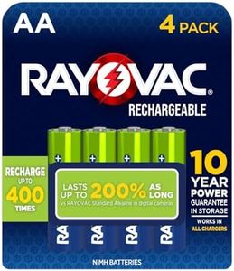 Rayovac LD715-4OP GEN Precharged NiMH AA Card Batteries, 4-Pack