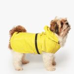 Mutt of Course Yellow Raincoat for Dogs with 19” Length | Recommended Dog Raincoat for Pugs, Bulldog and Other Similar Size Dogs | Adjustable Waist and Neck | Leash Gap for Walk Time (XL)