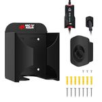 MCEVKELN EV Charger Holder, J1772 Holder Cable Organizer | Wall Mount|Black SAE J1772 Electric Vehicle Holder & Wallbox Accessories