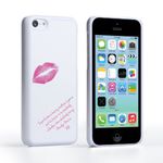 Caseflex iPhone 5C Case Pink Marilyn Monroe Quote Hard Cover