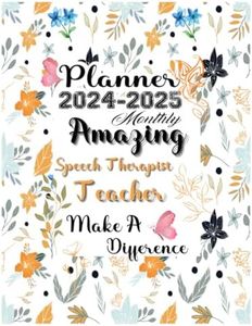 Speech Therapist Gift: Planners for Speech Therapist Teachers: Two (2) Years Monthly Planner & Personal Appointment Scheduler, Logbook with 24 Months Calendar