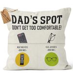 Kies CROWNLY CRYSTAL® Gifts for Dad Gifts from Daughter Daddy Gifts with Pockets Cushio Cover Dad Gifts from Son Dad Birthday Gifts Daddy Birthday Gifts Birthday Gift for Dad