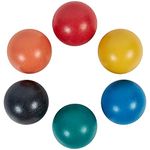 ApudArmis 3.3In Croquet Ball Replacement, Set of 6 Colored Replacement Croquet Balls for Lawn Backyard 35In Six Player Croquet Game