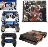 PS4 Console Personalised Custom Skin Decal Vinal Sticker + 2 Controller Skins Set