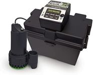 PumpSpy PS2000 WiFi Battery Backup Sump Pump System w/Internet Monitoring & Alerts, Sump Pump Battery Backup That Connects to 24/7 Remote Monitoring Service, Compatible w/PumpSpy App