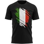 Italy Torn Mens T Shirt, Italy Rugb