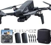 Holy Stone HS600D GPS Drones with Camera for Adults 4K,3 Axis Brushless Gimbal Drone,4K/30FPS Video, 48MP Photo, 80 Min Flight Time, GPS Return,20000Ft Transmission,QuickShot,Upgraded HS600