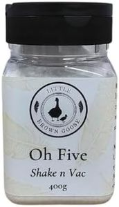 Little Brown Goose Oh Five n Vac. 400g carpet freshener with shaker top. Remove odours & leave house rugs and carpets smelling fresh with this super shake n vac deodoriser