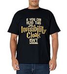 Invisibility Cloak Shirt Geek Book 