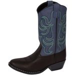 Smoky Mountain Boys Black/Blue Monterey Western Cowboy Boots