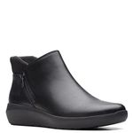 Clarks Women's Kayleigh Mid Ankle Boot, Black, 7.5