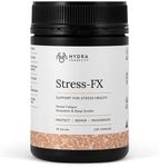 Hydra Longevity Stress-FX Stress Support & Mood Support Supplement, Stress Relief Formula with Adaptogens, Ashwagandha, L-Theanine, Vegan, Gluten-Free, 120 Capsules (30 Servings)