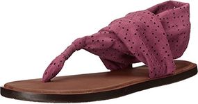 Sanuk Women's Yoga Devine Dusty Boysenberry Sandal 6 B (M)