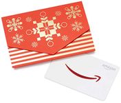 Amazon.ca Gift Card for Any Amount in Red and Gold Mini Envelope