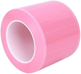 Barrier Film, Disposable Tattoo Barrier Film, Tattoo Cling Film, Barrier Tape, Waterproof Film Sticky Wrap, Protective Film for Dental Materials, Tattoo Accessories, 1200 Sheets/Roll Film (Pink)