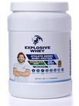 Explosive Whey Athlete Series Whey Protein 100% Isolate - 1kg | Trusted by M.S. Dhoni & Kedar Jadhav | Informed Sport Certified | Muscle Support & Recovery - 26g/Serving (Chocolate Mint)