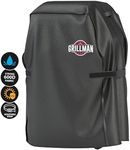 Grillman Barbeque Grill Cover Cover fits Weber BBQ Cover, Brinkmann, Outback & more - Small BBQ Cover Waterproof, Rip-Proof & UV Resistant, Heavy Duty Barbecue Cover (75 x 66 x 109 cm), Black