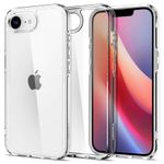 Spigen Ultra Hybrid Back Cover Case Compatible with iPhone 16e (TPU + Poly Carbonate | Crystal Clear)