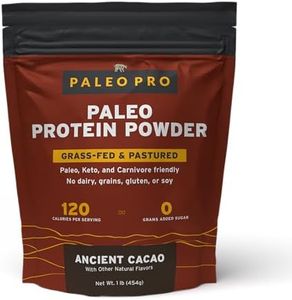 PaleoPro Protein Powder Grass-Fed, Pastured, Cage-Free Protein | Gluten Free, Dairy Free. No Sugar, Soy, Grains or Net Carbs | Paleo & Keto Friendly - Ancient Cacao, 15 Servings