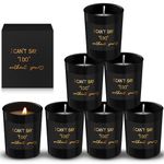 Threlaco 6 Pcs Bridesmaid Proposal Gifts I Can't Say I Do Without You Candles Bridesmaid Gifts Natural Soy Wax Candles with Boxes for Bridesmaid Best Friends Wedding Gifts (Classic Style)