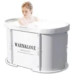 WARM&LOVE Portable Bath Tub, Foldab