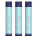 Waterdrop Water Filter Straw, Water Purifier Survival for Camping, Travel, Backpacking and Emergency Preparedness, Water Filtration System Survival, Blue