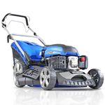 Hyundai 46cm Petrol Lawnmower Self-Propelled, 460mm / 18'' Cutting Width Lawn mower, 3.5HP 4-Stroke Petrol Engine, Foldable Handles, Mulching Lawn mower, 3 Year Warranty