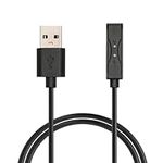 kwmobile USB Cable Charger Compatible with COROS Rate Monitor Cable - Charging Cord for Smart Watch - Black