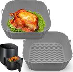 Air Fryer Silicone Liners, 8'' Squa