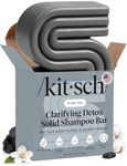 Kitsch Clarifying Shampoo Bar 91g – Detox Shampoo for Hard Water & Chlorine Build Up – Hair Shampoo for Women & Men – Hair Care w/Apple Cider Vinegar, Activated Charcoal & Vitamin C, Color-Safe