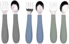 WeeSprout Toddler Utensils, 3 Forks