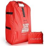 Bramble - Extra Large Airplane Stroller/Pram or Car Seat Travel Bag for Airplane (Red) Waterproof 120 x 60cm