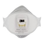 3M Aura Insulation and Hardwood Respirator 9332+, FFP3, valved, 10/PK