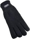 Thinsulate Childrens 3M Knitted Heavy Quality Gloves GL064A Black 10-11