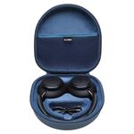 L LTGEM Carrying Case for soundcore by Anker Q20 Q20i Q30 Q35 Q45 H30i Space One Hybrid Active Noise Cancelling Headphones - Portable Travel Bag (Case Only) - Blue