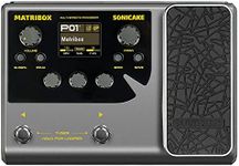 SONICAKE Guitar Pedal Guitar Bass Amp Modeling IR Cabinets Simulation Multi-Effects with Expression Pedal FX Loop MIDI Stereo OTG USB Audio Interface Matribox QME-50