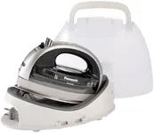 Panasonic NI-WL600 Cordless, Portable 1500W Contoured Multi-Directional Steam/Dry Iron, Stainless Steel Soleplate, Power Base and Carrying/Storage Case, Silver