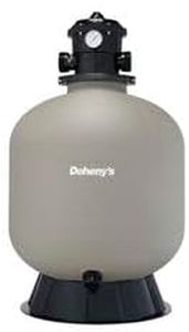 Doheny's Pool Pro 19" Sand Filter System w/Valve Only | Ideal for Above Ground Pools Up to 19,200 Ga