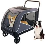 Dog Stroller for 2 Dogs Medium Larg