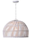 Kenroy Home Moon 1 Light Pendant, White