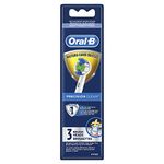 Oral-B Precision Clean Electric Toothbrush Replacement Brush Heads Refill with Bacteria Guard, 3 Count