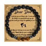 Bracelets for Dad Gifts for Dad Gifts from Daughter Dad Birthday Gifts for Dads Best Dad Ever Gifts Step Dad Gifts Personalized Gifts Thank You Gifts Valentines Day Gifts for Dad Christmas Gifts,