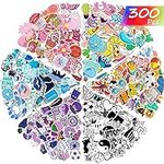 300 Pieces Mixed Stickers for Water