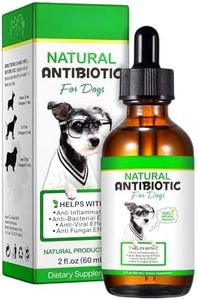 Natural Antibiotics for Dogs 60ml | All-Natural Dog Antibiotic Supplement for Allergy & Itch Relief | Supports Immune Health & Overall Wellness | Delicious Bacon Flavour