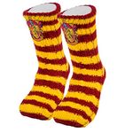 Merchoid Harry Potter Gryffindor Slipper Socks – Faux Fur lined, non slip, warm & comfy Hogwarts House Slipper Socks