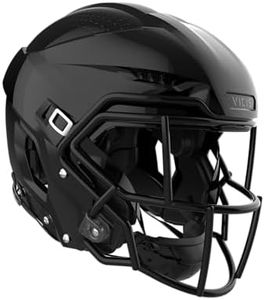 VICIS ZERO2 Trench Football Helmet, SO-212E-S Facemask Attached, Black, Large