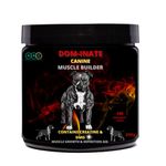 Advanced Animal Care Dog Muscle Builder All Breeds Muscle Gainer for Dogs Dominate Bully Maximum Gain Strength Energy Chew